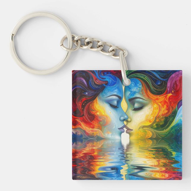 Porte-clés Entre miroir et mémoire (Devant)