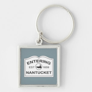 Porte-clés Entrer dans le panneau de sécurité de Nantucket 