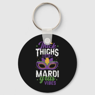 Porte-clés Épais cuisses Mardi Gras Vibes New Orleans Party G