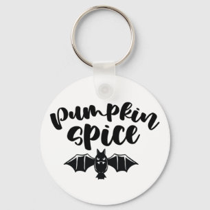 Porte-clés Épice citrouille - Chauve-souris d'Halloween Éffra