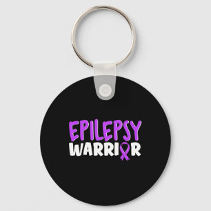 Porte-clés Epilepsie Guerrier Enfants Violet Ribbon Sensibili