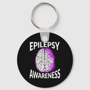 Porte-clés Epilepsie Sensibilisation Cerveau Epileptique Guer