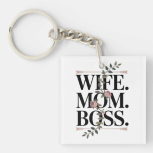 Porte-clés Épouse. Maman. Patronne.