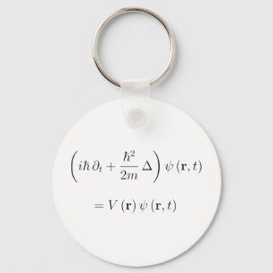 Porte-clés équation d'onde de Schrodinger