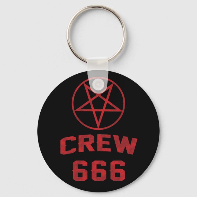 Porte-clés Équipage 666 Pentagramme (Recto)