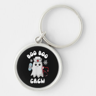 Porte-clés Équipage Boo Boo Infirmière Mignonne Fantôme Drôle
