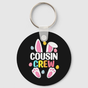 Porte-clés Équipage de Cousin Lapin de Pâques Famille Assorti