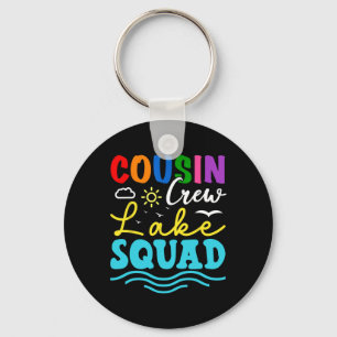 Porte-clés Équipage de Cousins Lac Squad Vacances Familiales