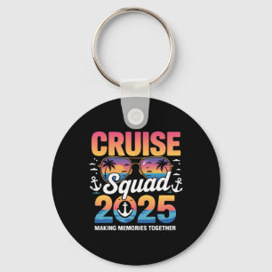 Porte-clés Équipage de croisière 2025 Croisière en famille Co