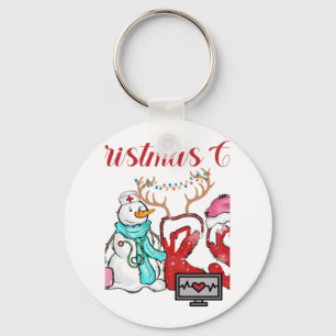 Porte-clés Équipage de Noël de l'infirmière