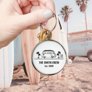 Porte-clés Équipage Surfeur de Vie dans une Fourgonnette Vint