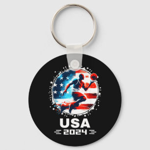 Porte-clés Équipe Basball Usa Flying Bisonrel 2024 Basball Us