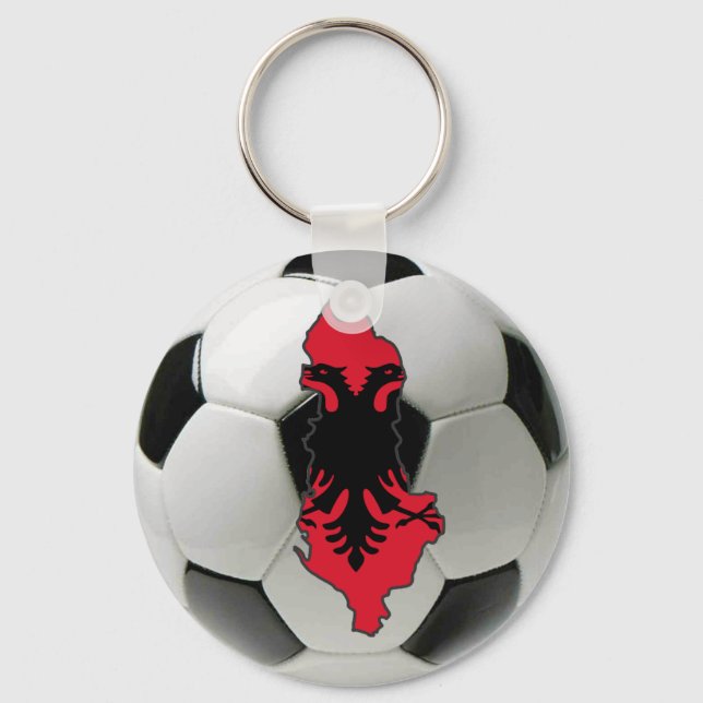 Porte-clés Équipe d'Albanie (Recto)