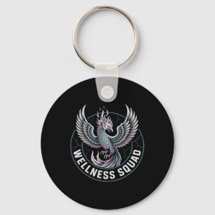 Porte-clés Équipe de bien-être Kawaii Équipe de rétablissemen