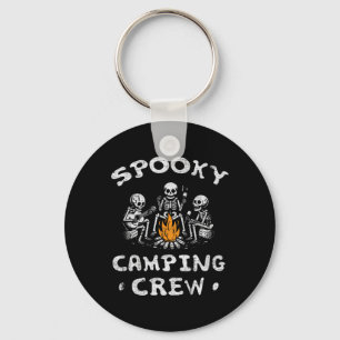 Porte-clés Équipe de camping éffrayante Halloween Camping Ske