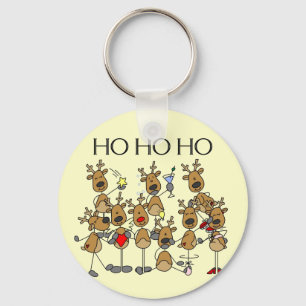 Porte-clés Équipe de Chemises et Cadeaux Reindeer