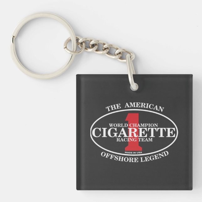 Porte-clés Équipe De Course De Cigarette The American Offshor (Devant)