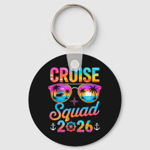 Porte-clés Équipe de croisière 2026 Voyage d'été en famille