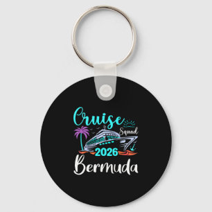 Porte-clés Équipe de croisière aux Bermudes 2026 Vacances fam