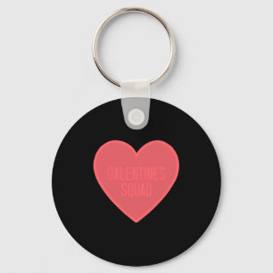 Porte-clés Équipe de la Saint-Valentin Bff Galentines Day Ami