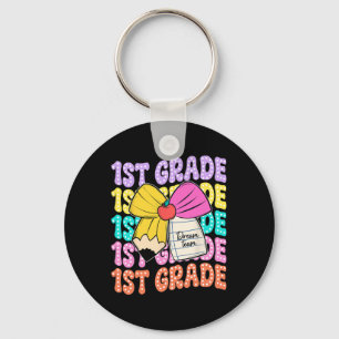 Porte-clés Équipe de rêve de première année Crayon Bow Retour