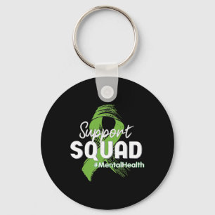 Porte-clés Équipe de soutien Sensibilisation à la santé menta