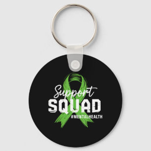 Porte-clés Équipe de soutien Sensibilisation à la santé menta
