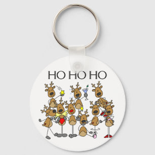 Porte-clés Équipe de T-shirts et de cadeaux de renne