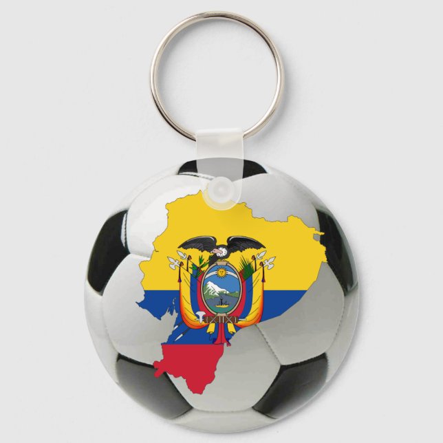 Porte-clés Équipe d'Équateur (Recto)