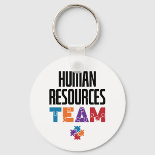 Porte-clés Équipe des ressources humaines RH