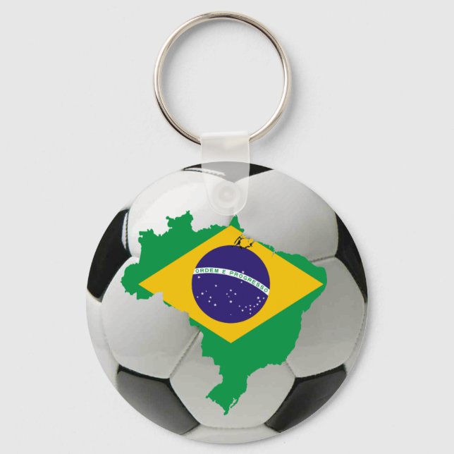 Porte-clés Équipe du Brésil (Recto)