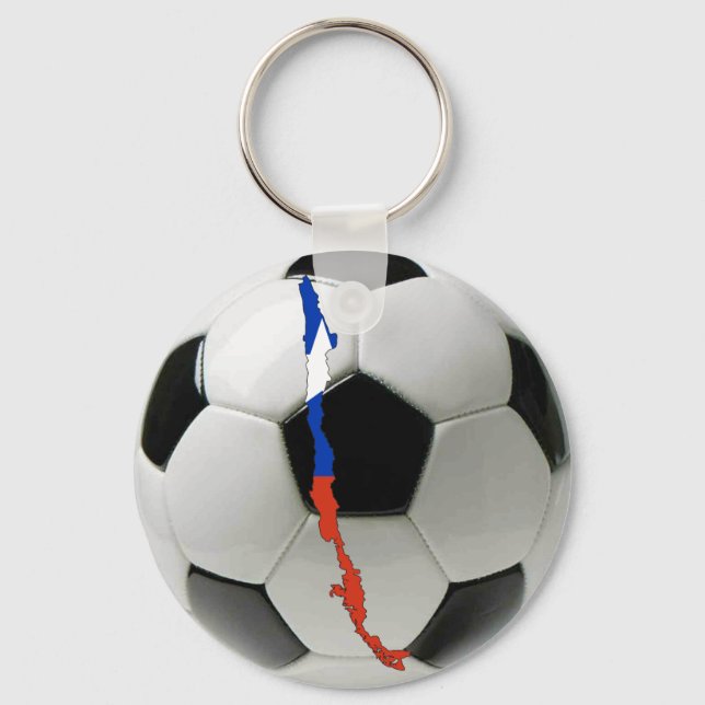 Porte-clés Équipe du Chili (Recto)