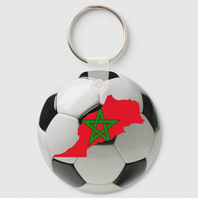 Porte-clés Équipe du Maroc (Recto)