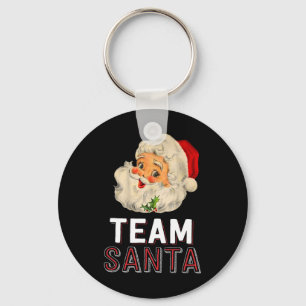 Porte-clés Équipe Père Noël Famille de Noël Correspondant Pyj
