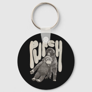 Porte-clés Équipe Rétro Poing Bébé Singe