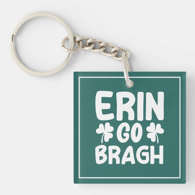 Porte-clés Erin Go Bragh St. Patrick's Day Design-60850 (Devant)