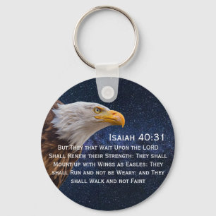 Porte-clés Ésaïe 40:31 Clavier