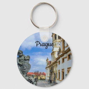 Porte-clés Escaliers avec des anges de pierre à l'église Lore