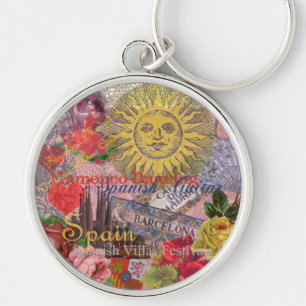 Porte-clés Espagne Sunshine Espagnol Voyage vacances