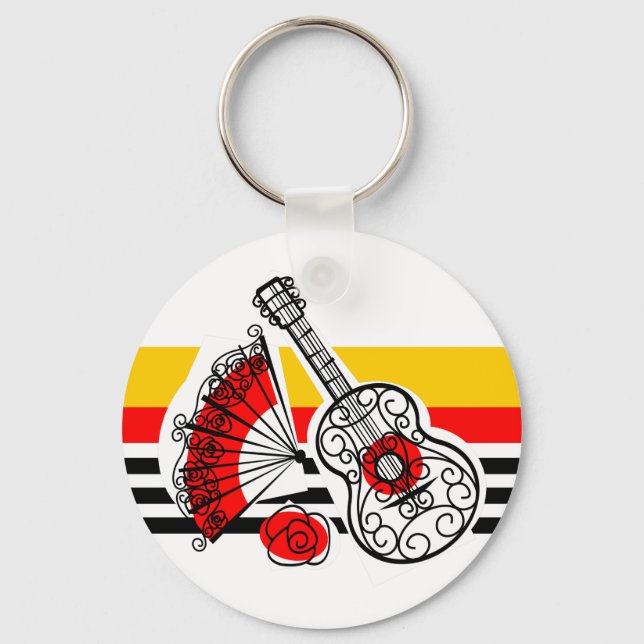 Porte-clés Espagnol Souvenirs Classique porte - clé en bande (Recto)