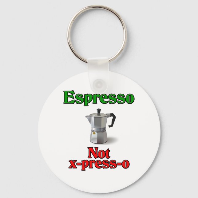 Porte-clés Espresso Pas X-Press-O (Recto)