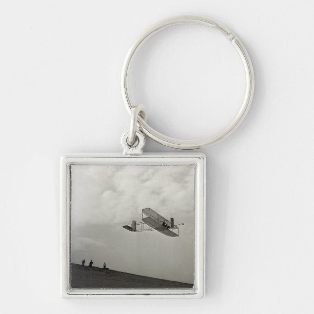 Porte-clés Essai de planeur Vol Aviation Wright Brothers (Devant)