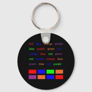 Porte-clés Essai de Stroop