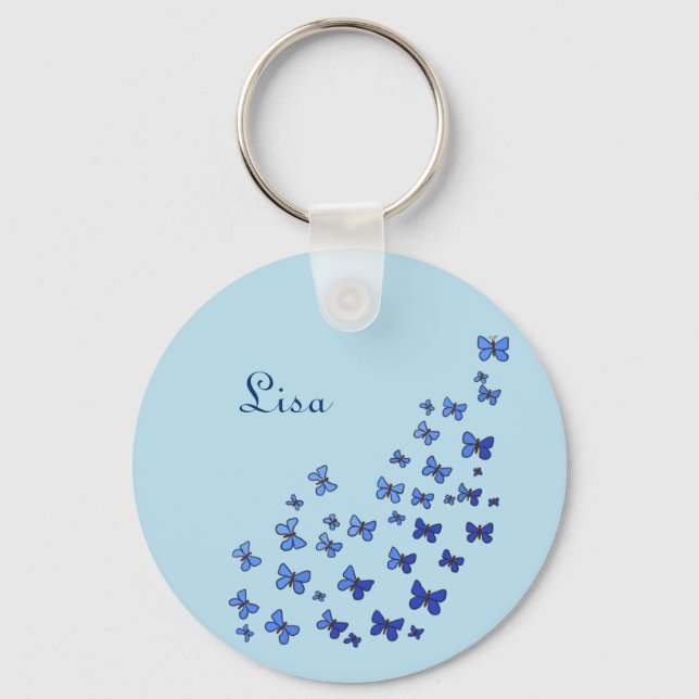 Porte-clés Essaim de papillon (Recto)