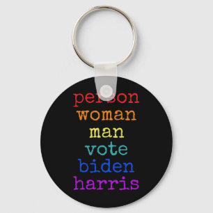Porte-clés Est-Ce Une Personne Putain Femme Homme Vote Biden