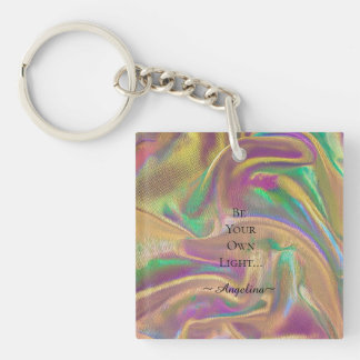 Porte-clés Esthétique holographique