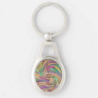 Porte-clés Esthétique holographique