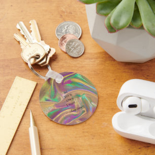 Porte-clés Esthétique holographique