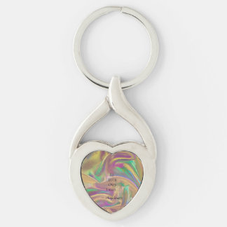 Porte-clés Esthétique holographique