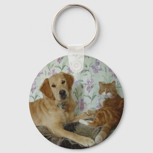 Porte-clés et chat (Recto)